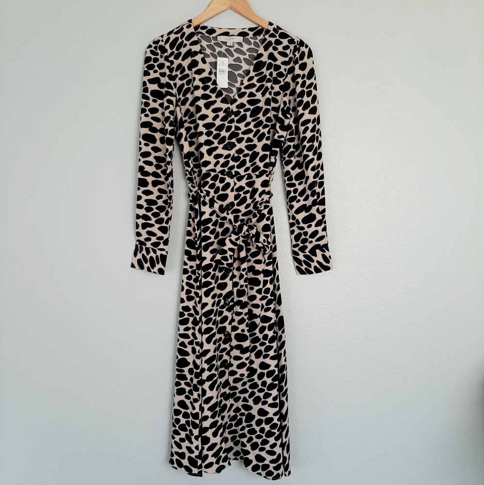 NWT LOFT | Leopard Print Dress